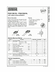 DataSheet FQD13N10L pdf